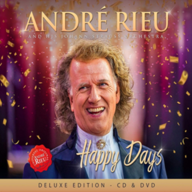 Johann Strauss II - André Rieu and His Johann Strauss Orchestra: Happy Days CD / Album with NTSC DVD
